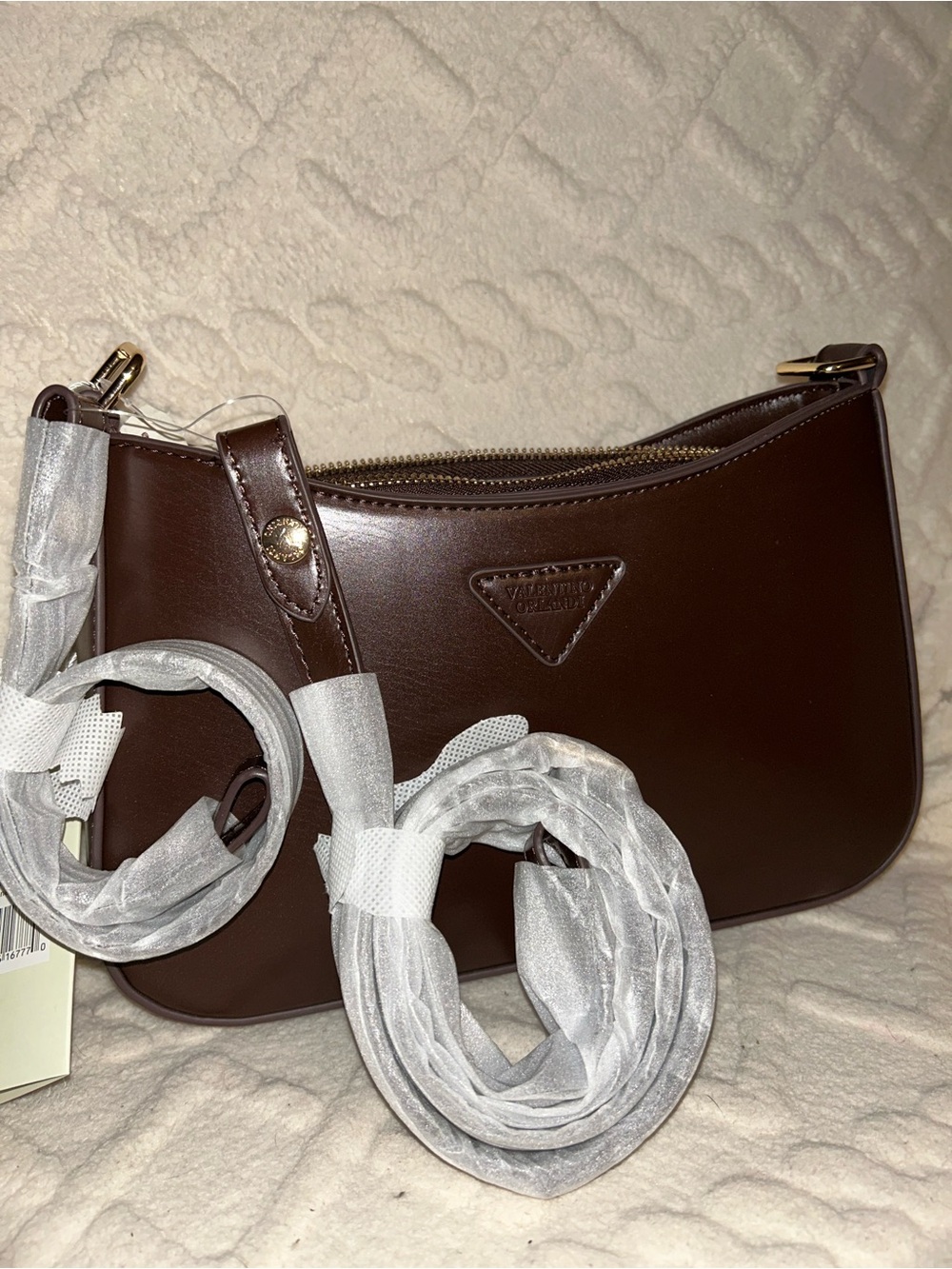 Valentino Orlandi Brown Women's Leather Shoulder Bag - Picture 2 of 6